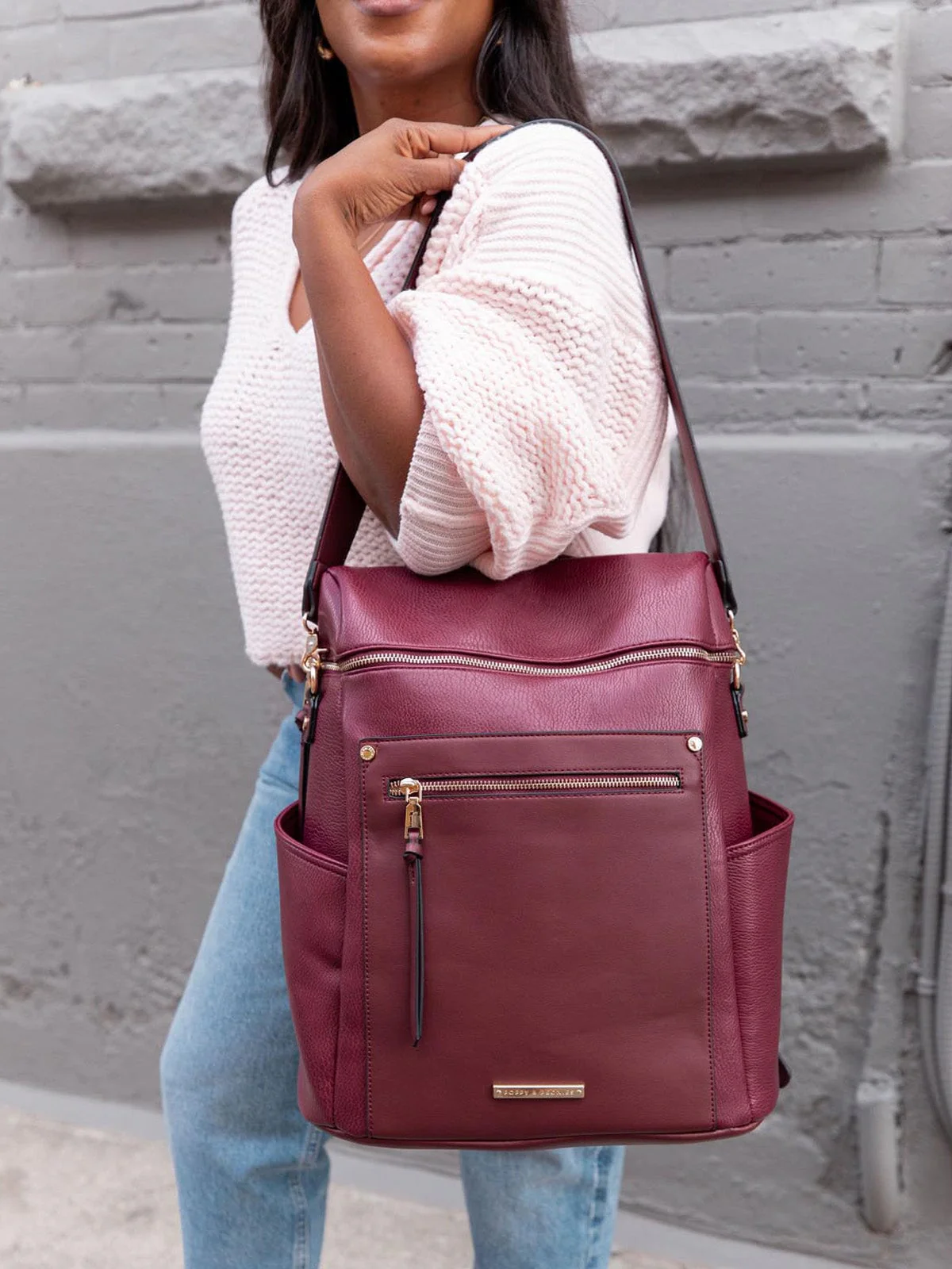 Commuter Backpack Berry - Image 8
