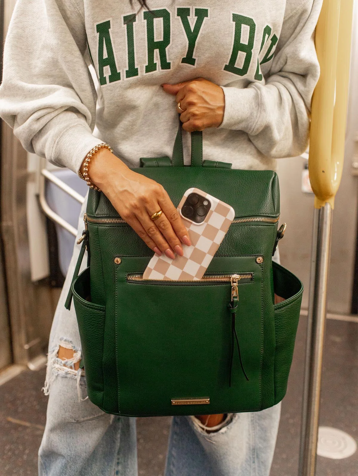 Commuter Backpack Heritage Green - Image 13