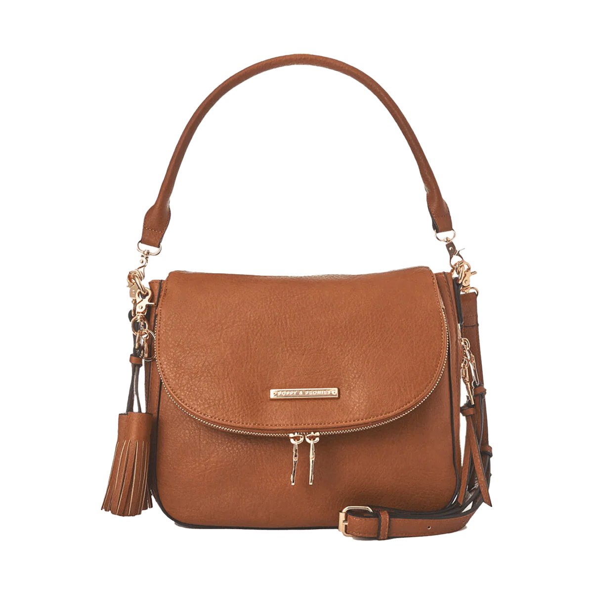 DOWNTOWN CROSSBODY cognac