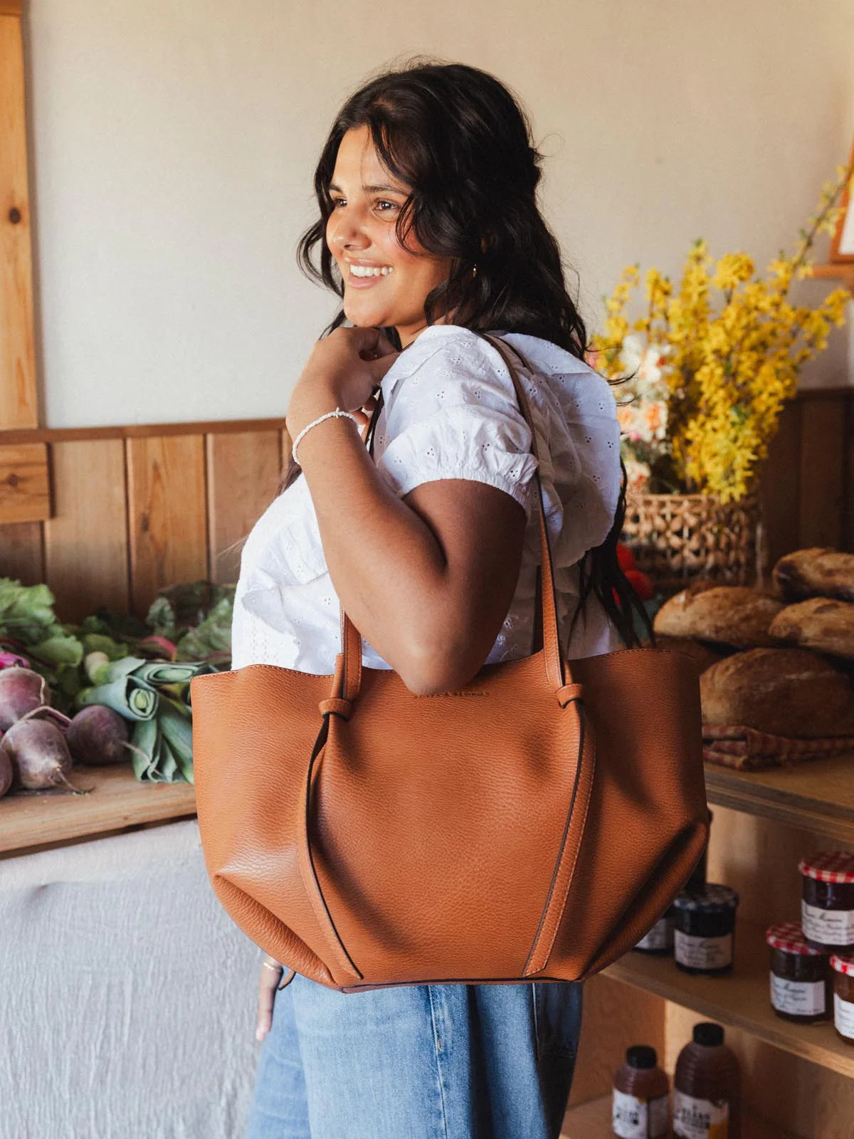Etta Tote Cognac - Image 8
