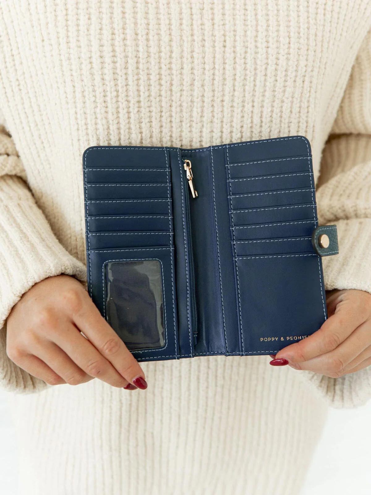 Go Anywhere Wallet Navy - Image 3