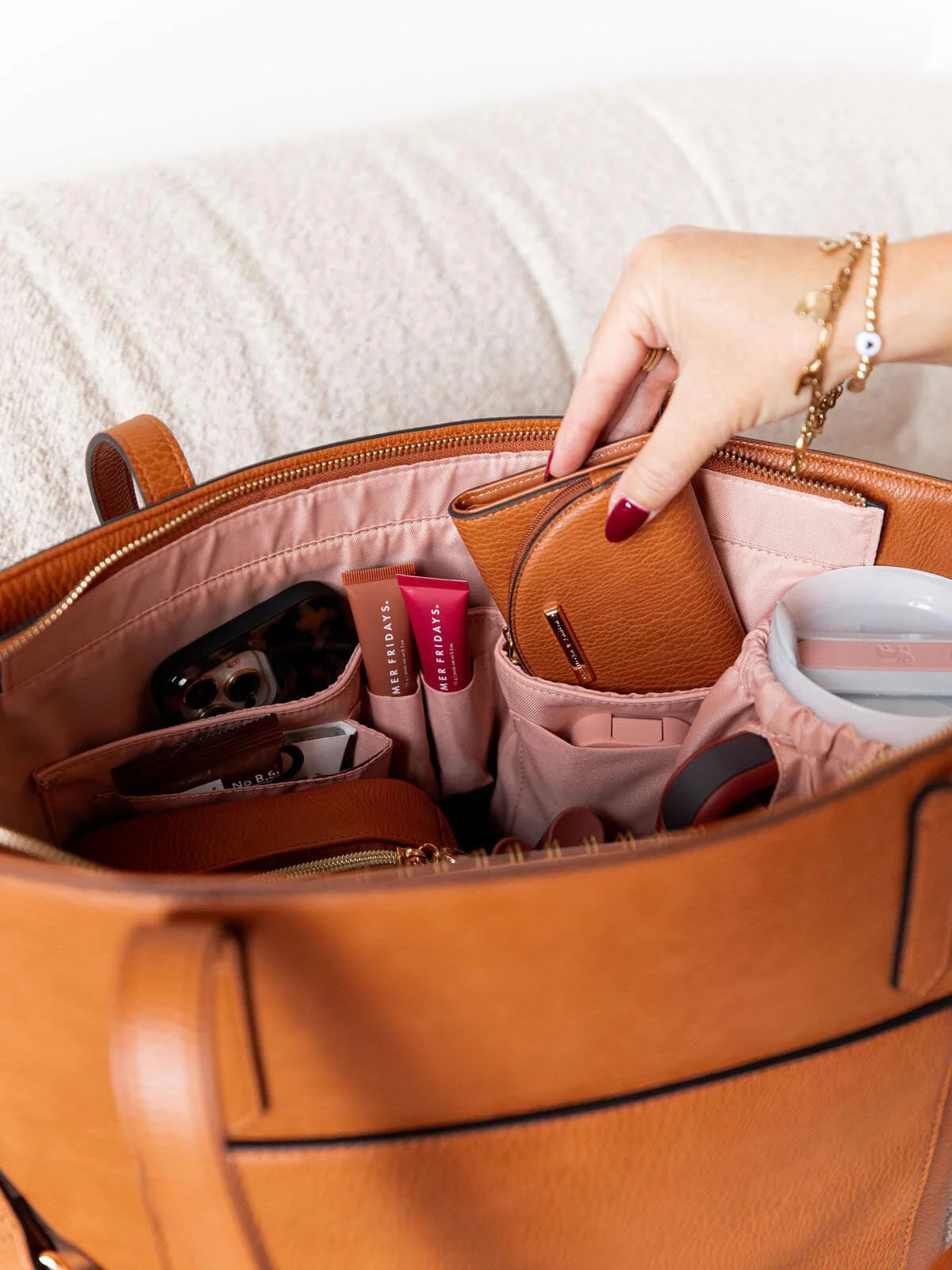 Go-Getter Tote Cognac - Image 10