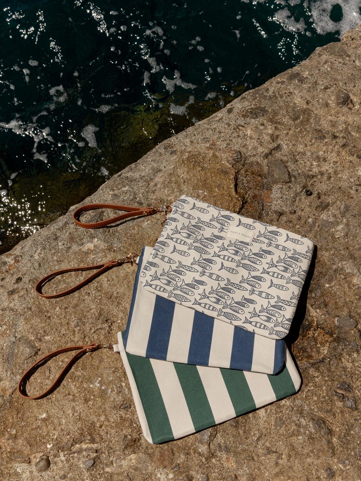 Keep Me Dry Wet Bag Green Stripe - Image 3