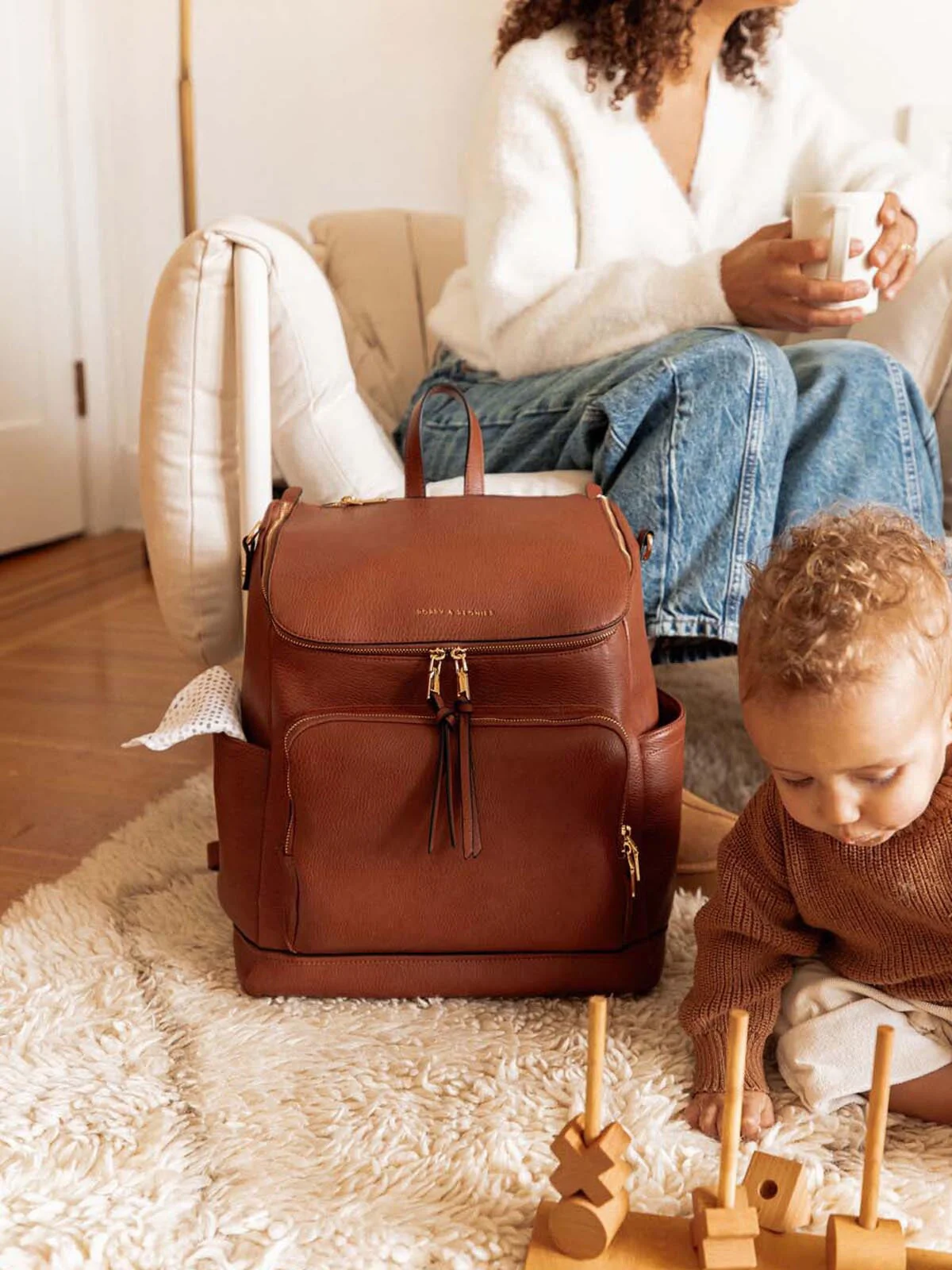 Lullaby Diaper Backpack Chestnut - Image 7