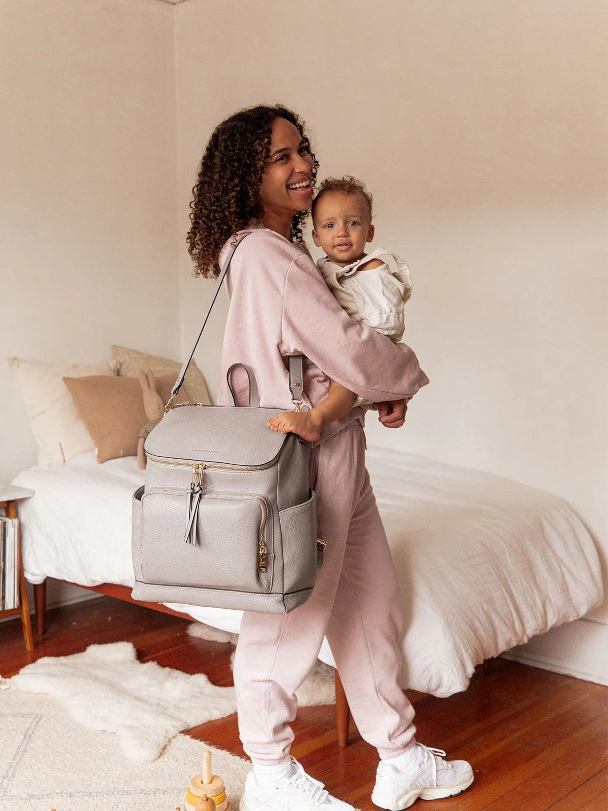 Lullaby Diaper Backpack Grey - Image 7
