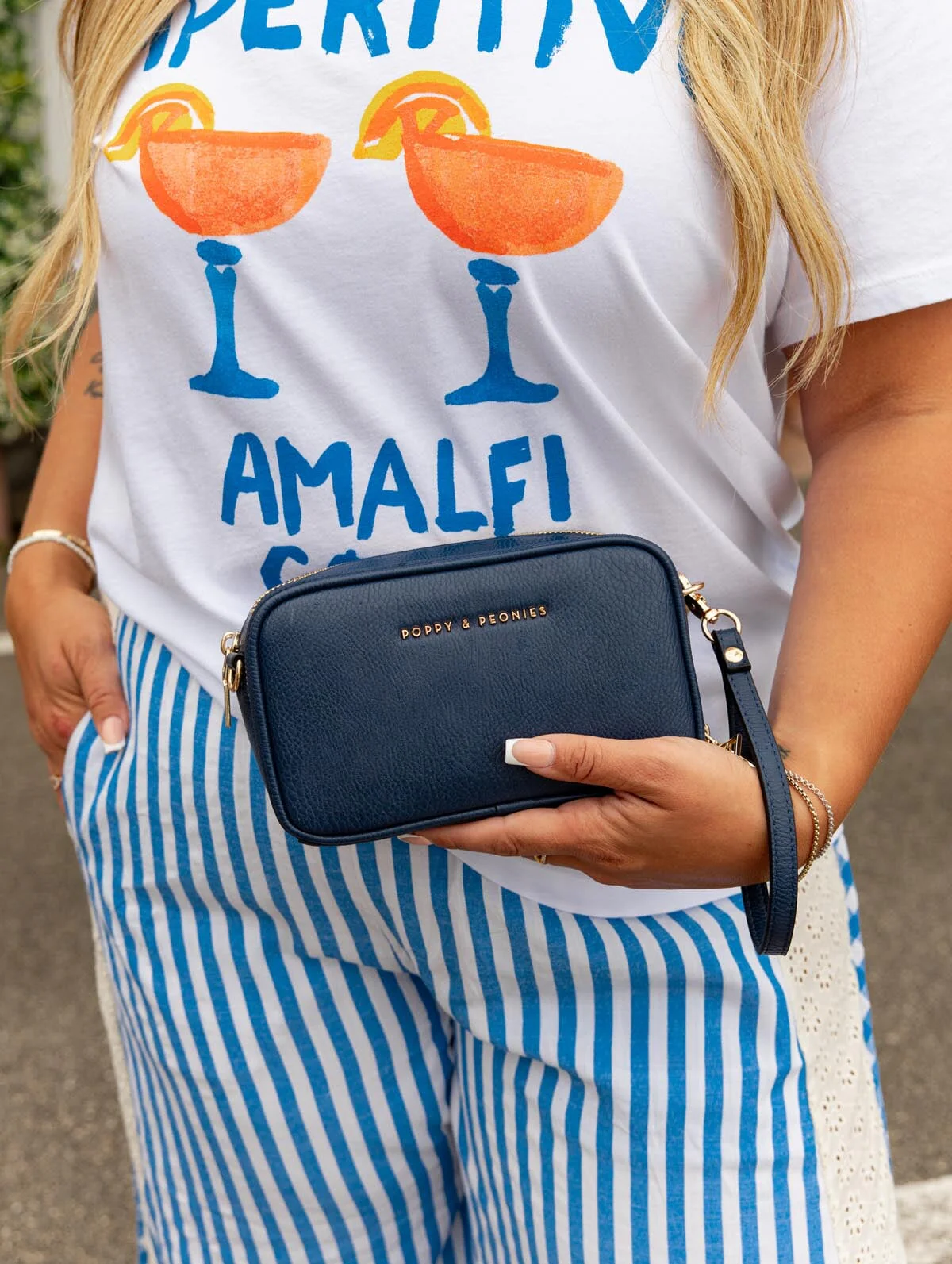 Mini Essential Crossbody Navy - Image 5