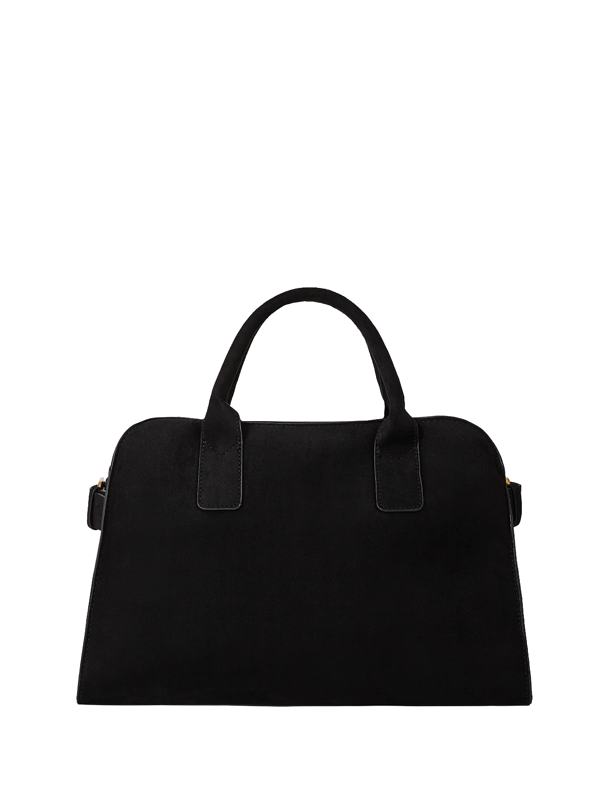 Mini Uptown Tote Black Suede - Image 11