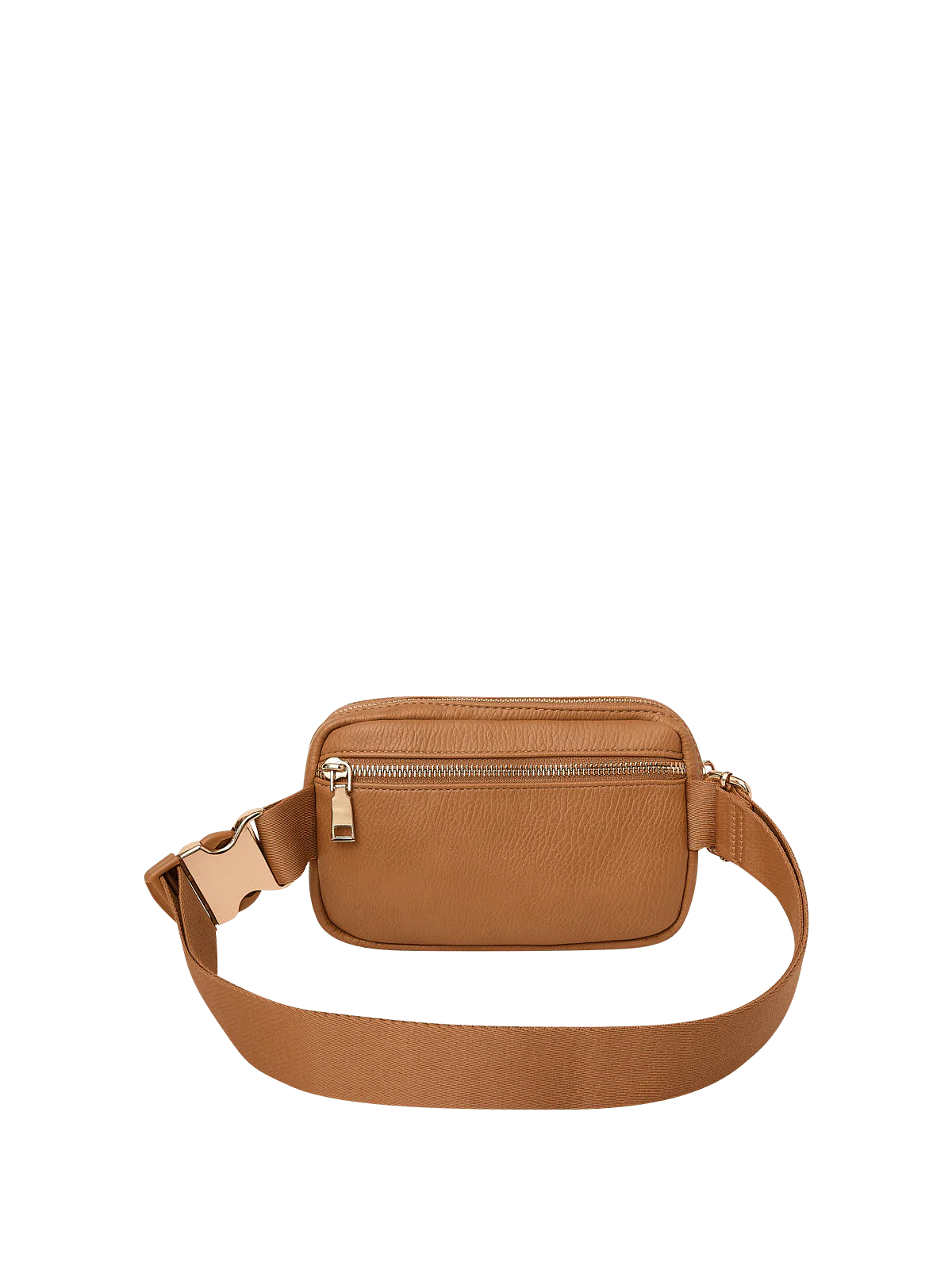 On The Run belt bag vegan leather camel - Image 9