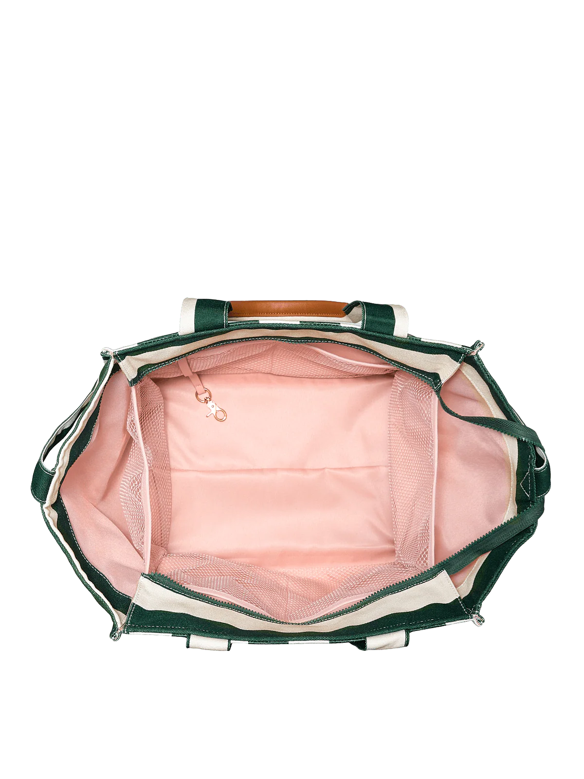 Seaside Tote Green Stripe - Image 11