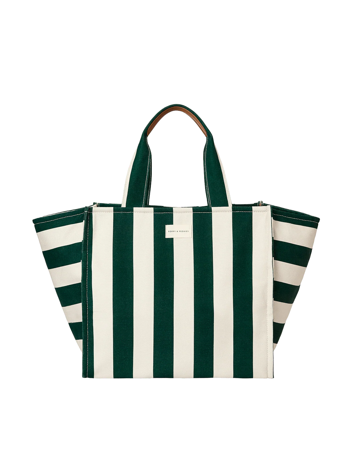 Seaside Tote Green Stripe - Image 12