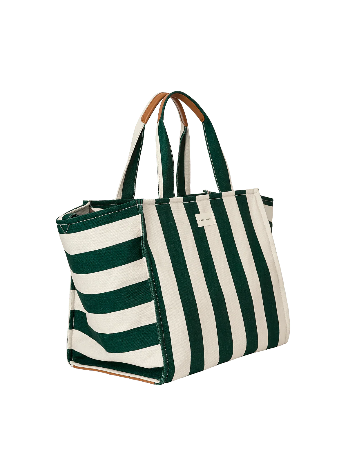 Seaside Tote Green Stripe - Image 13