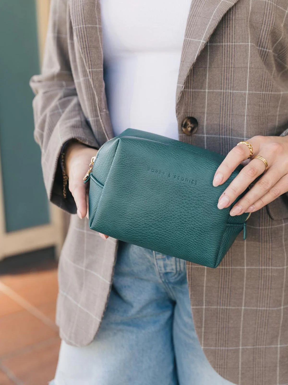 Teal Cosmetic Case - Image 2