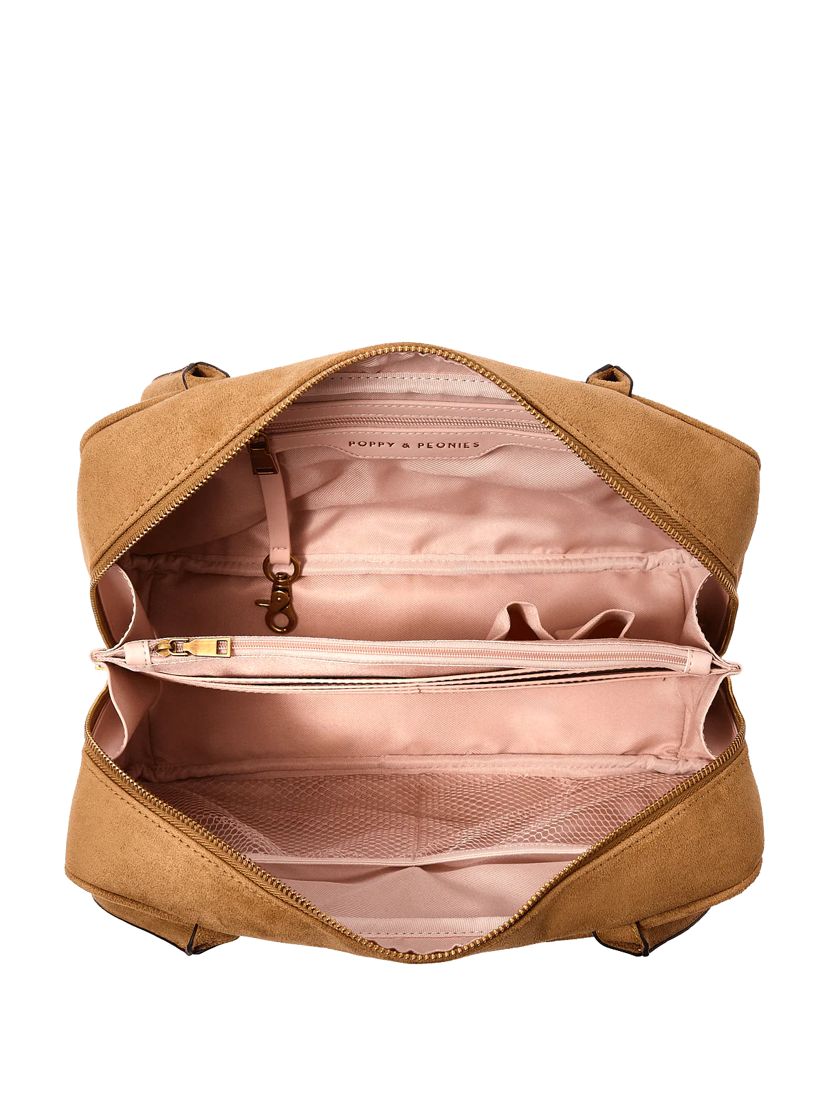 The Darling Satchel Cognac Suede - Image 14