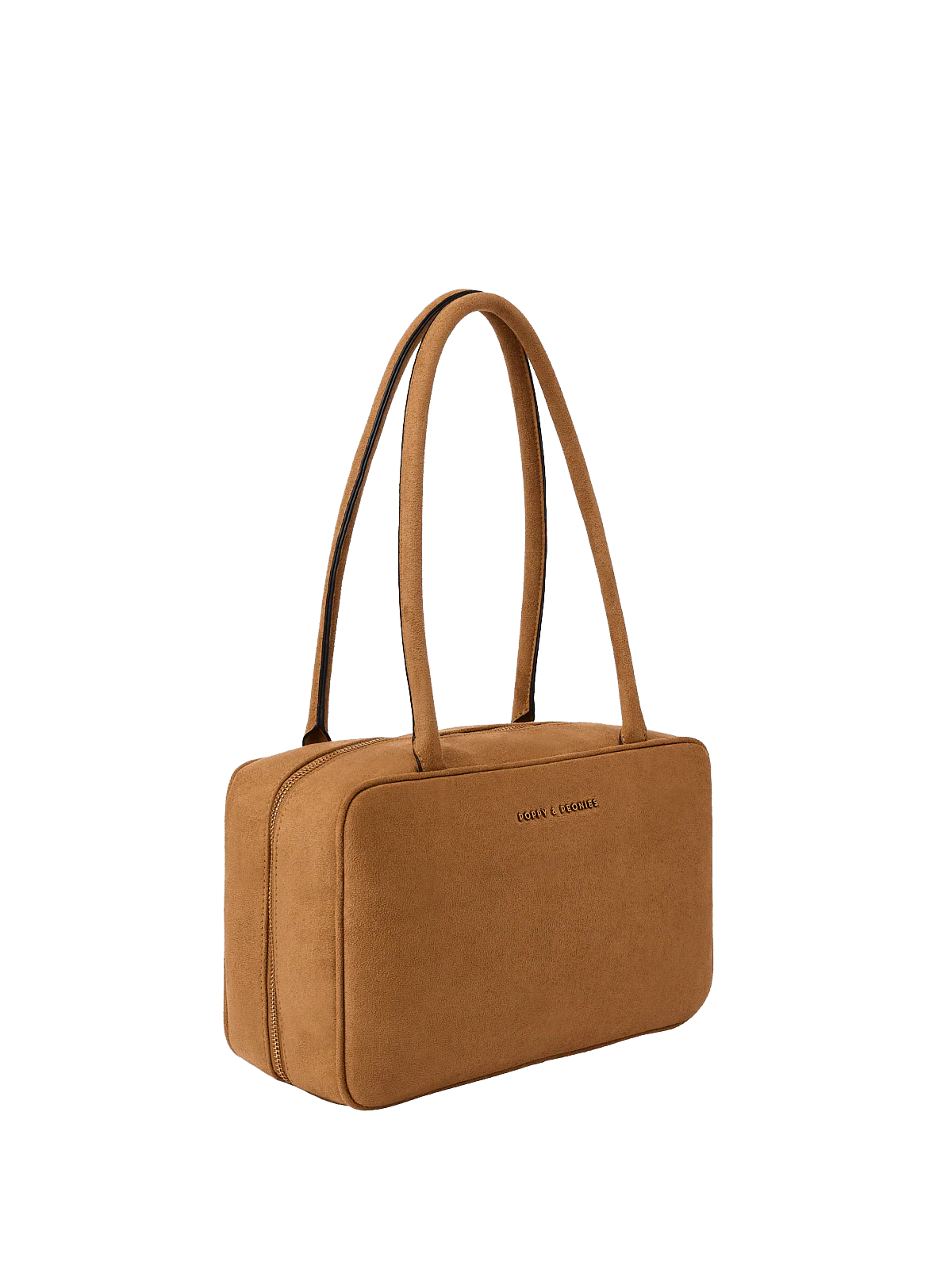 The Darling Satchel Cognac Suede - Image 15