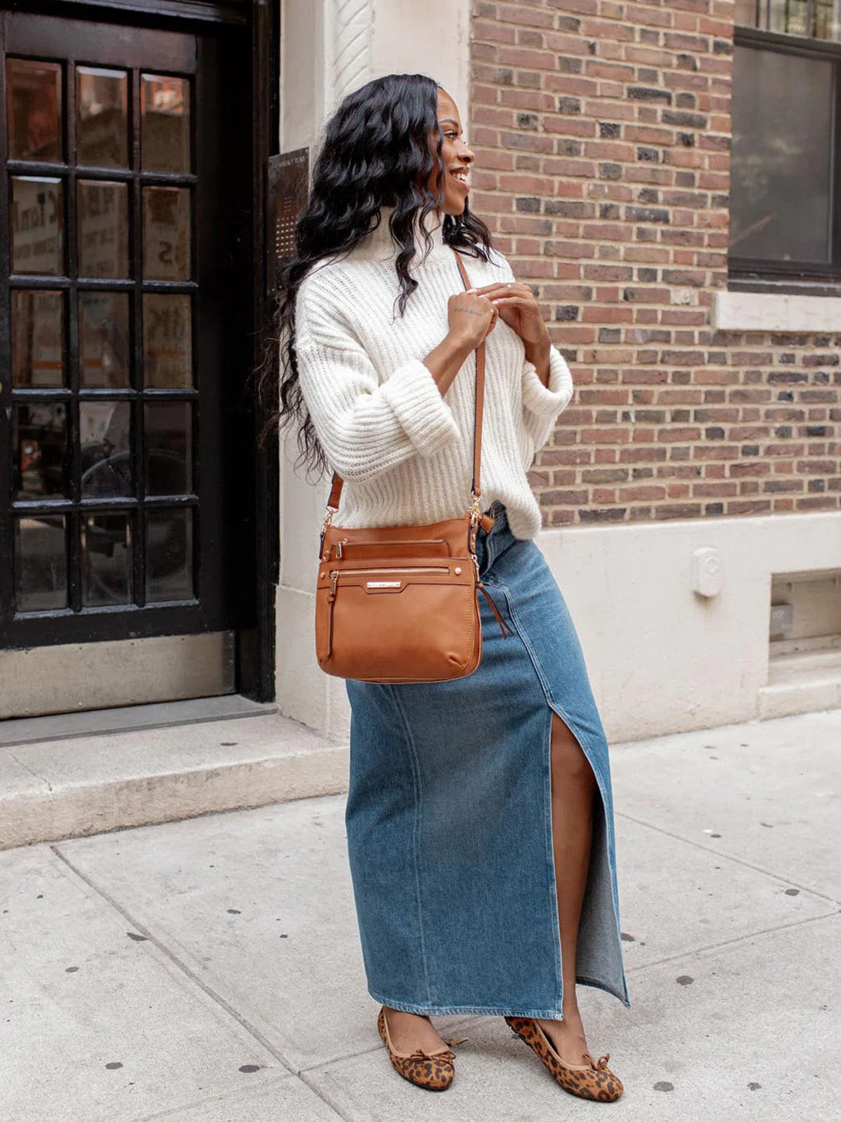 the EVERYDAY CROSSBODY cognac - Image 4