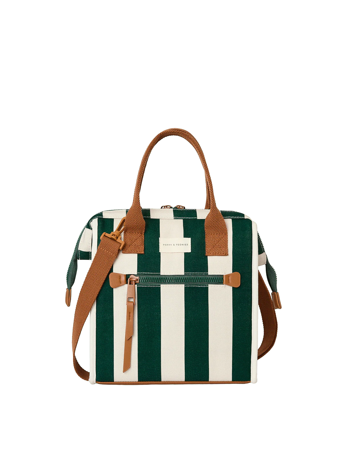 The Lunch Bag Green Stripe