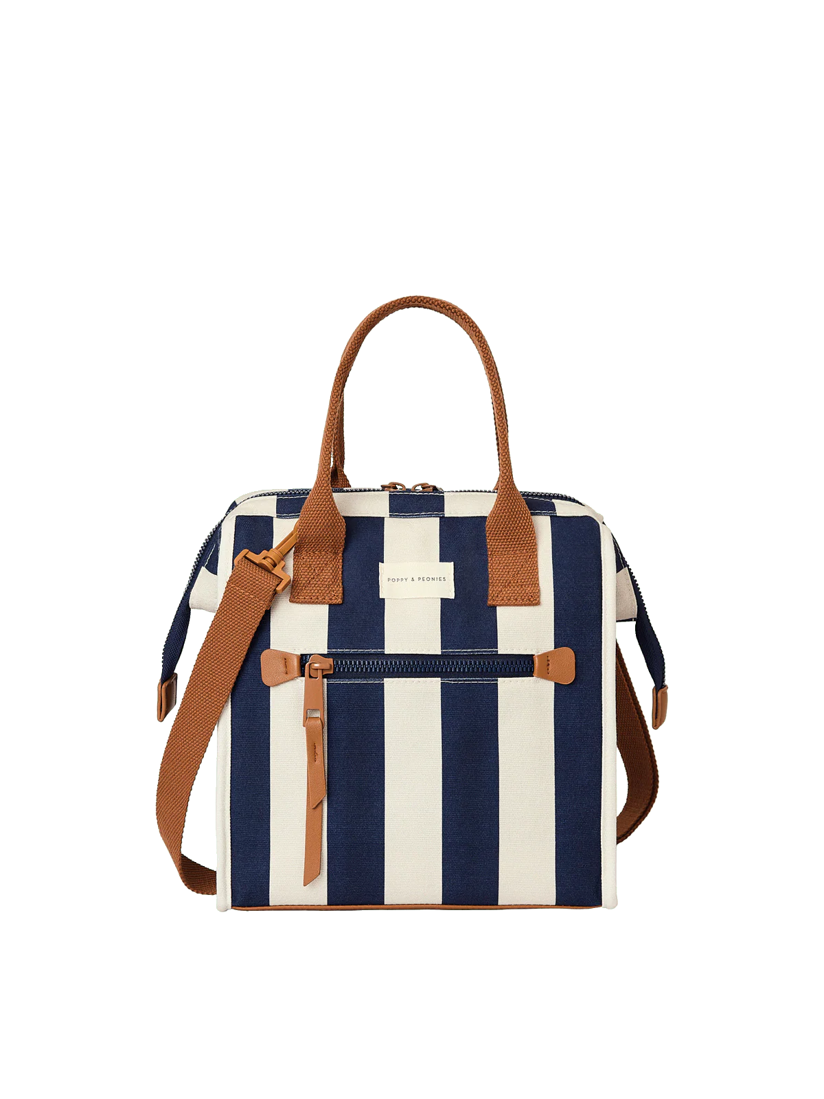 The Lunch Bag Navy Stripe