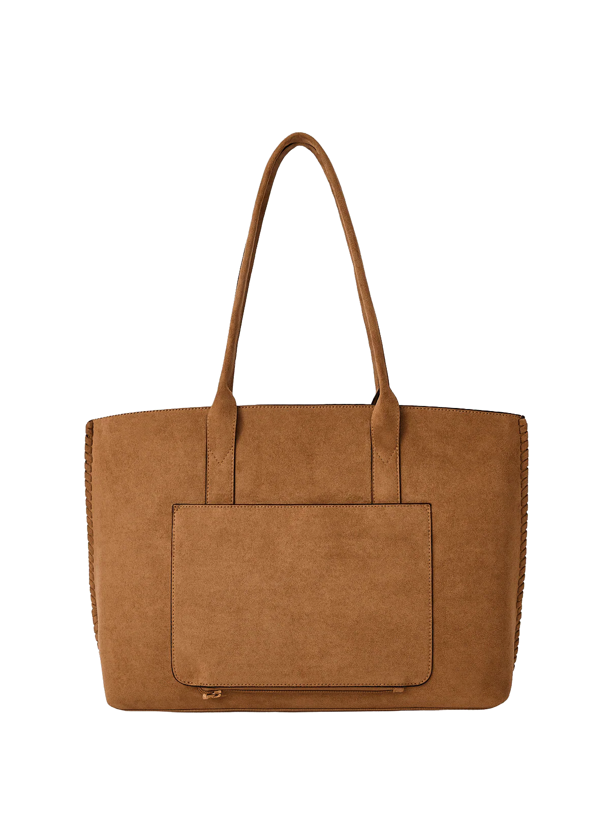 The Meadow Tote Cognac Suede - Image 12