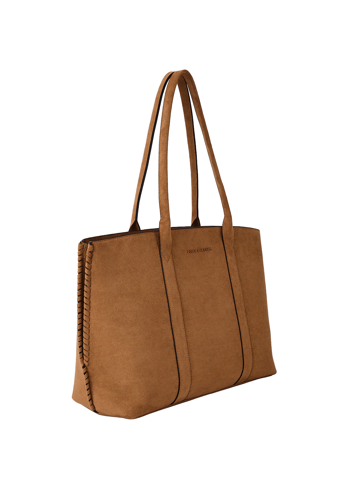 The Meadow Tote Cognac Suede - Image 16