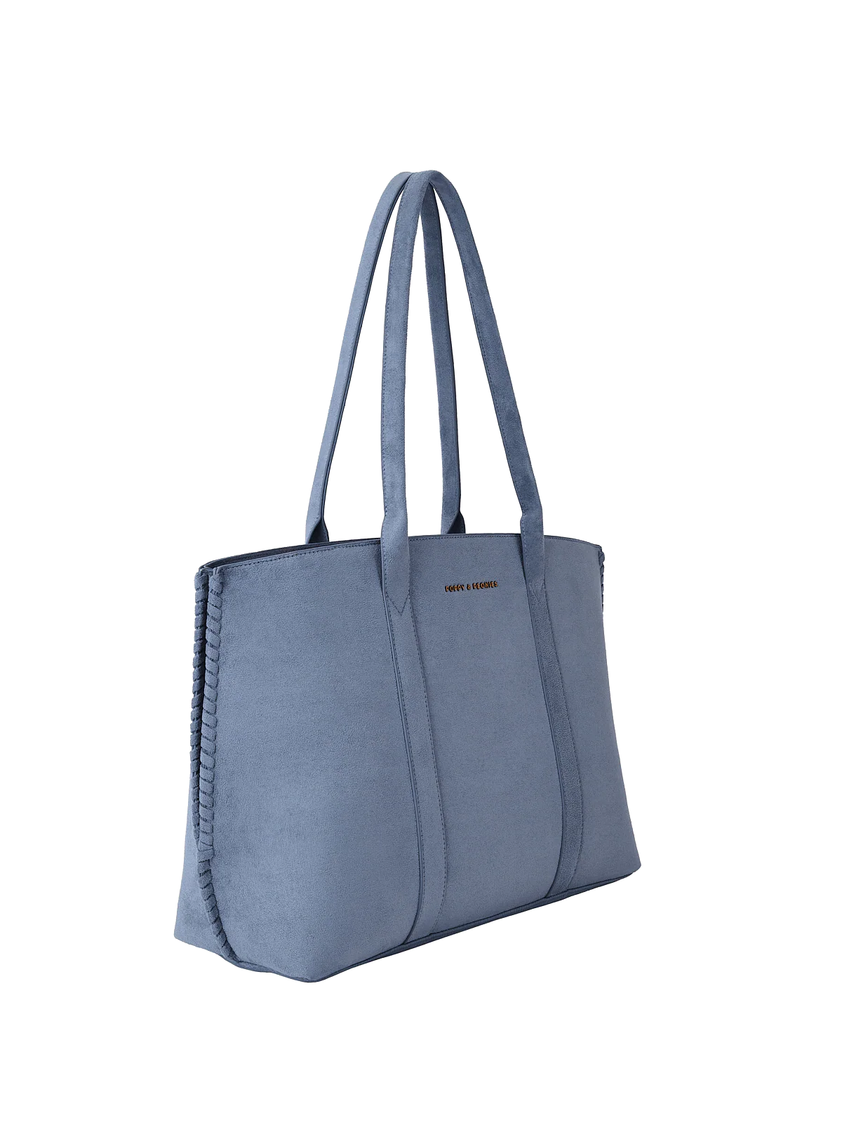 The Meadow Tote Light Blue Suede - Image 13