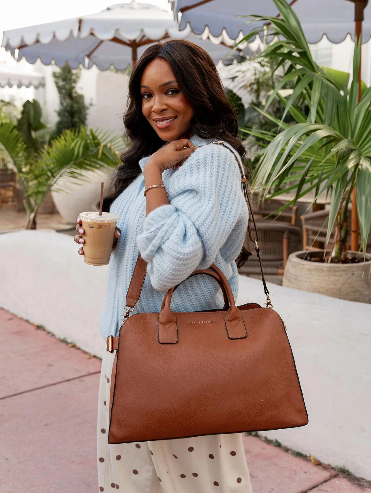 Uptown Tote Chestnut - Image 5