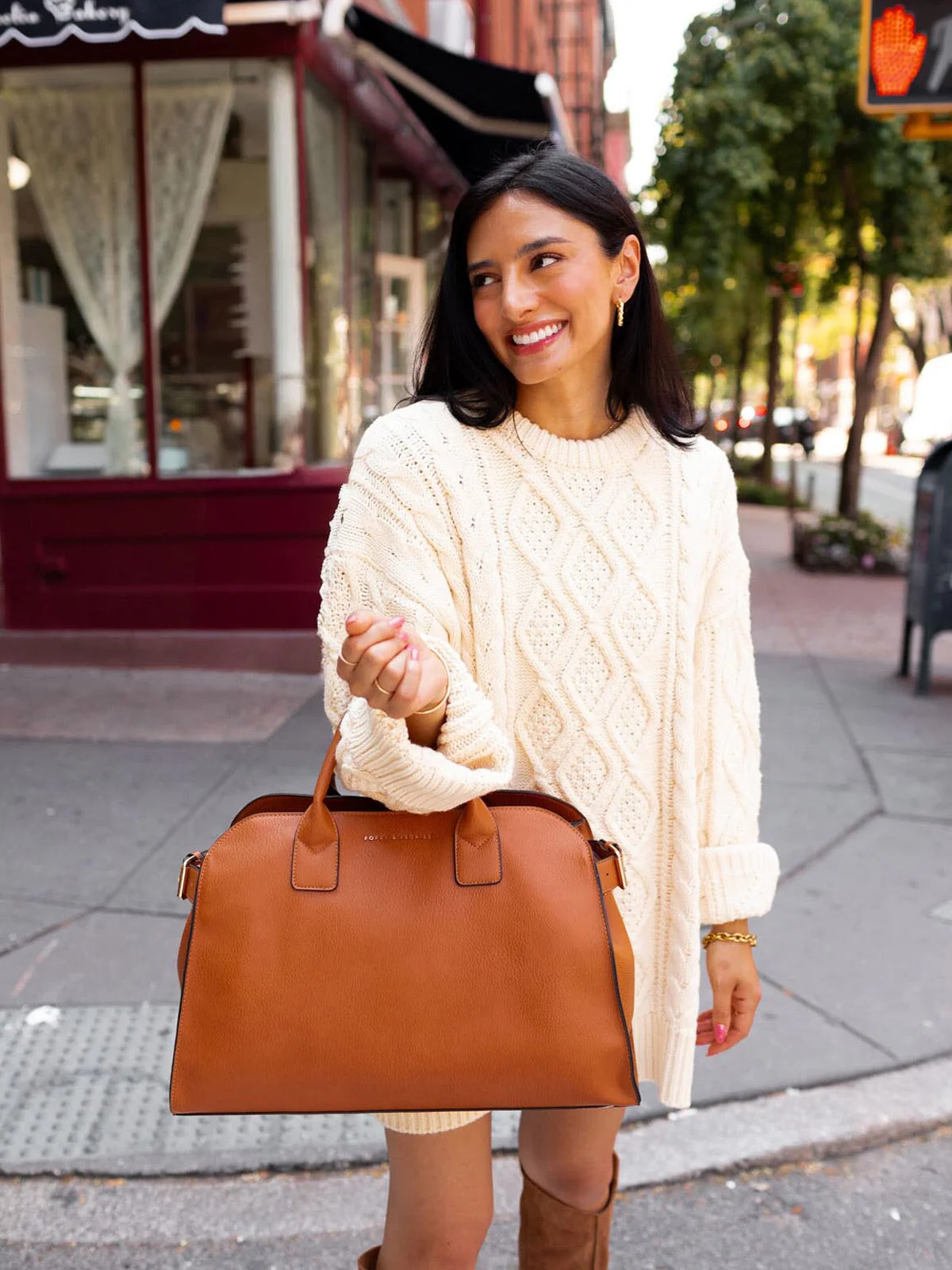 Uptown Tote Cognac - Image 21