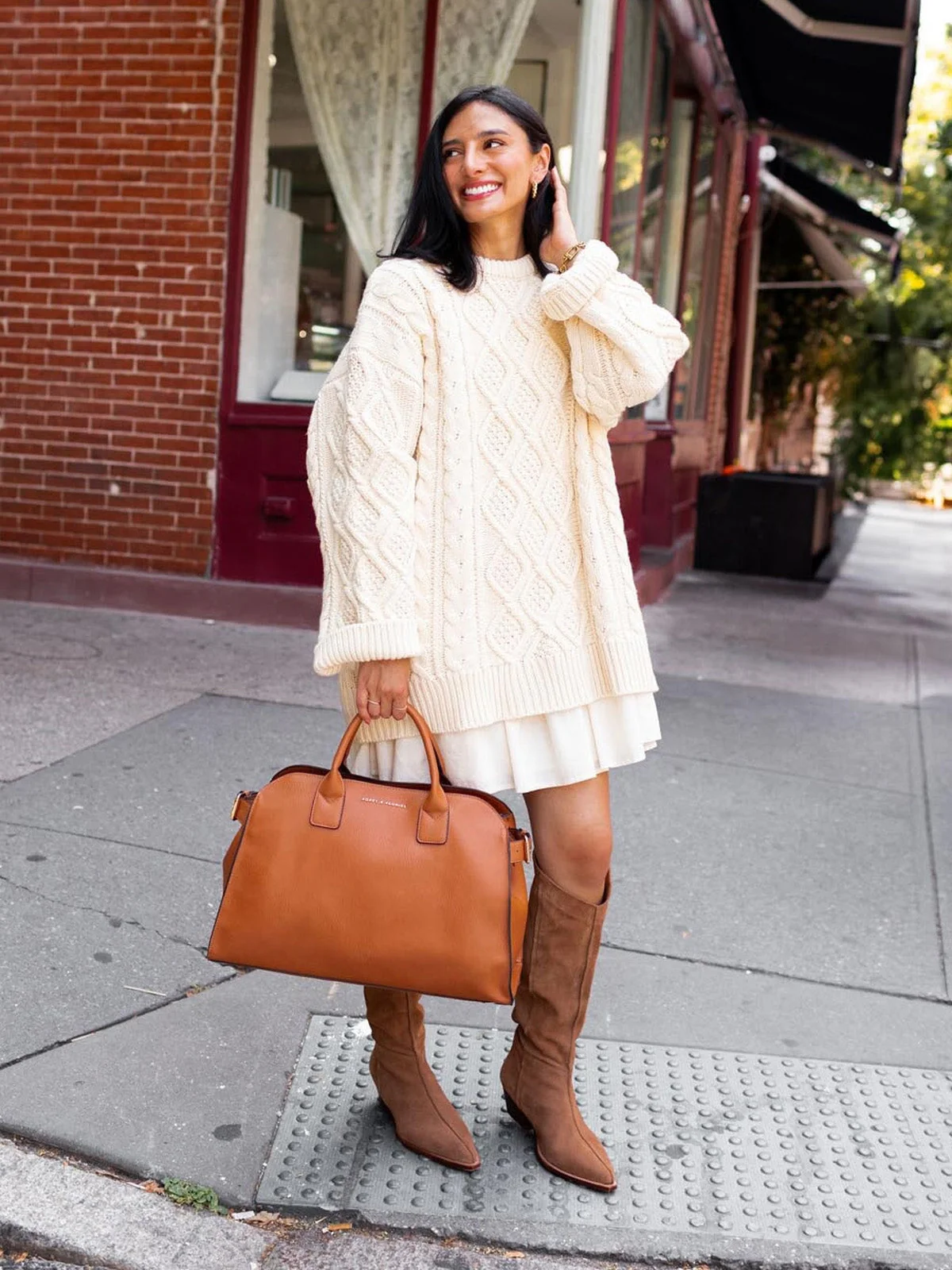 Uptown Tote Cognac - Image 23