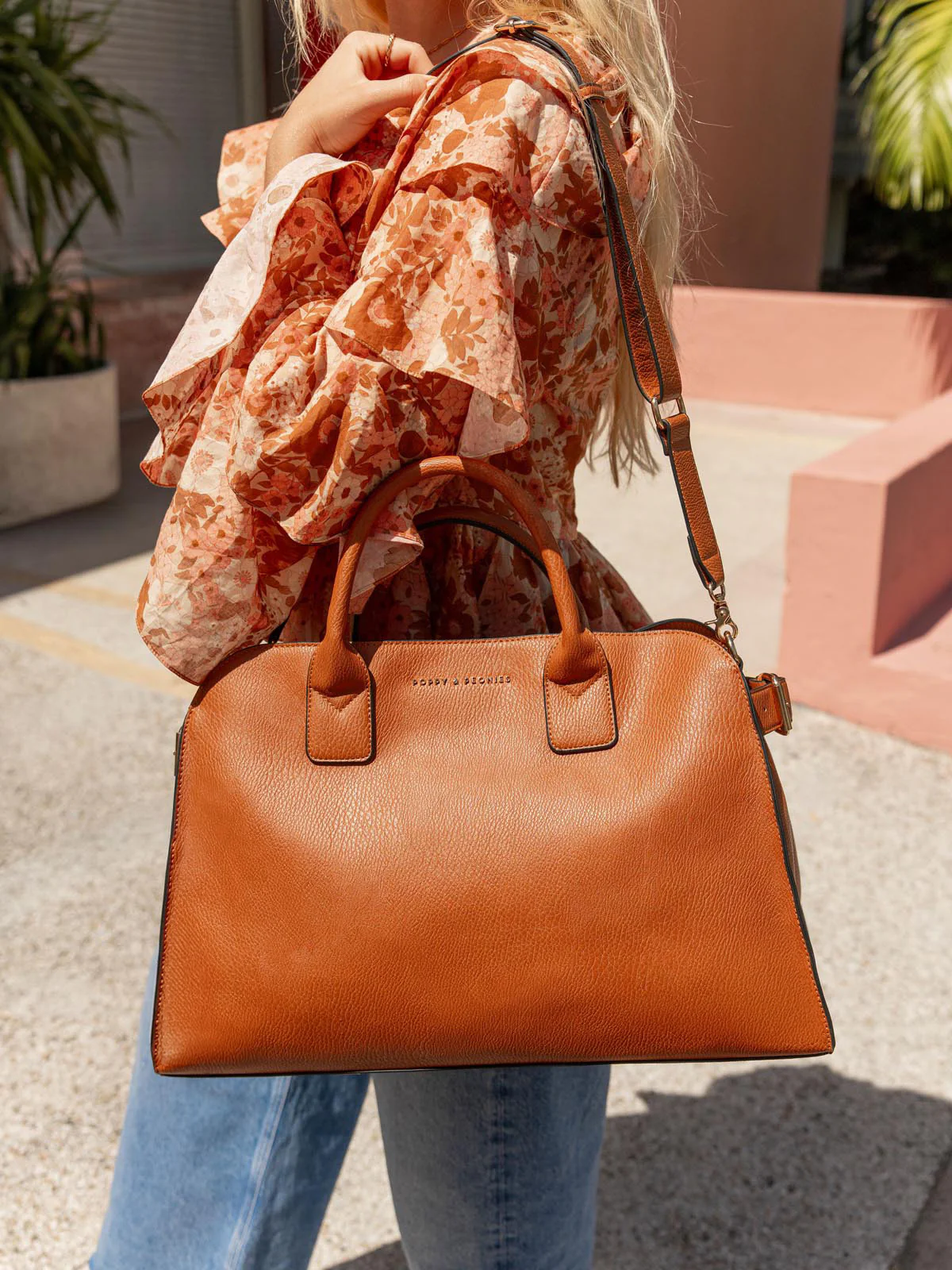 Uptown Tote Cognac - Image 7